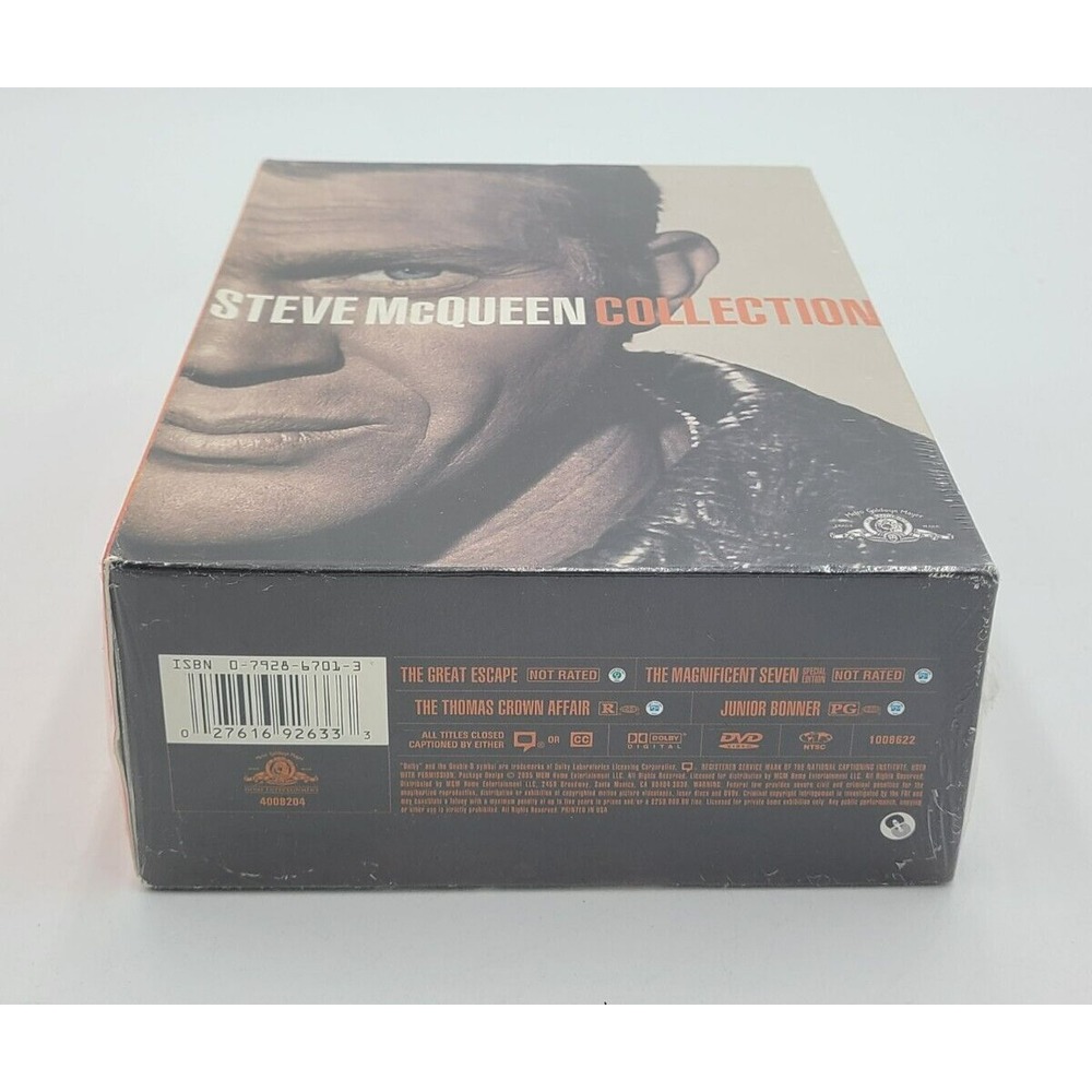 Steve McQueen Giftset – 4-Pack‎ (2005) DVD Collection – Classic Films VG - Picture 5 of 6